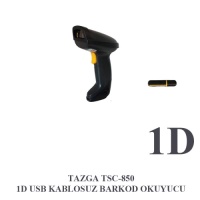 TAZGA TSC-850 1D KABLOSUZ BARKOD OKUYUCU   - 1